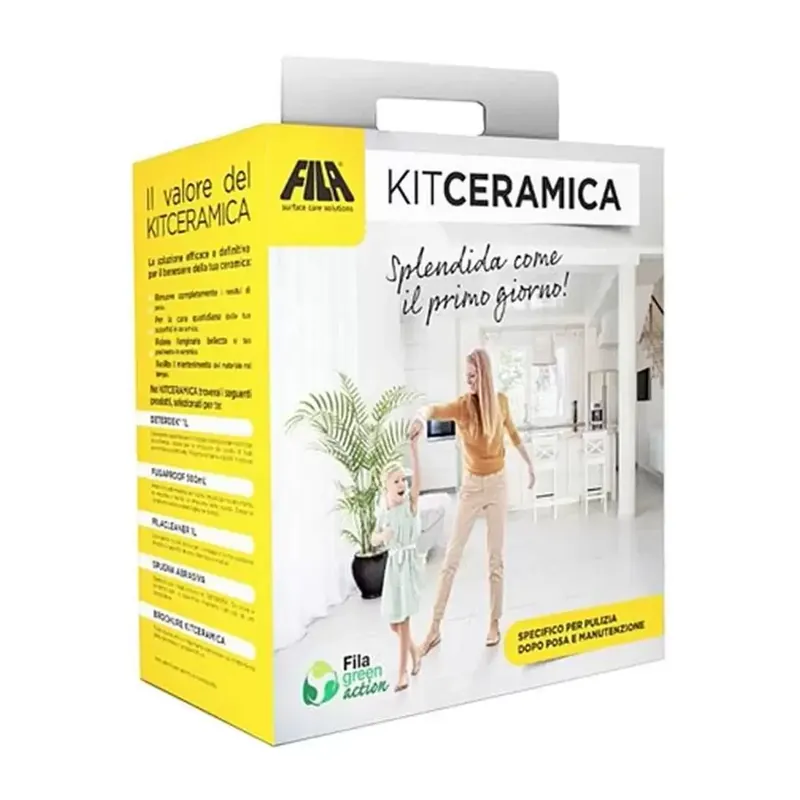 Meest Verkocht Kit Ceramica Fila specifico per la pulizia dopo posa e manutenzione
