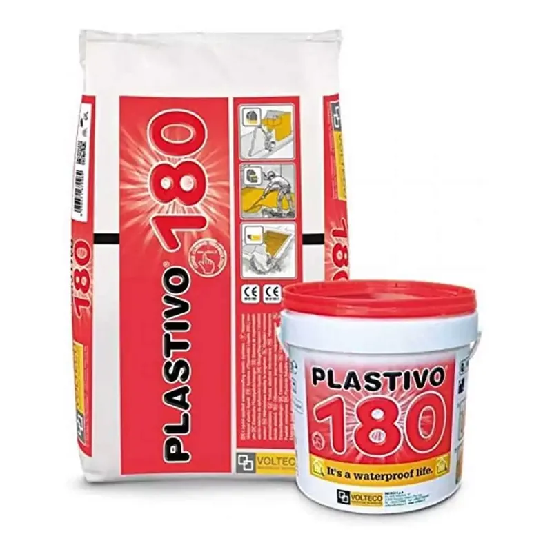 Plastivo 180 Volteco - Impermeabilizzante flessibile bicomponente 20Kg EH25 Nieuw