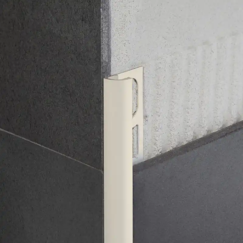 Profilo in PVC co-estruso colore bianco crema ral 9001 lunghezza 270cm Protrim Profilpas Fabrieksprijs