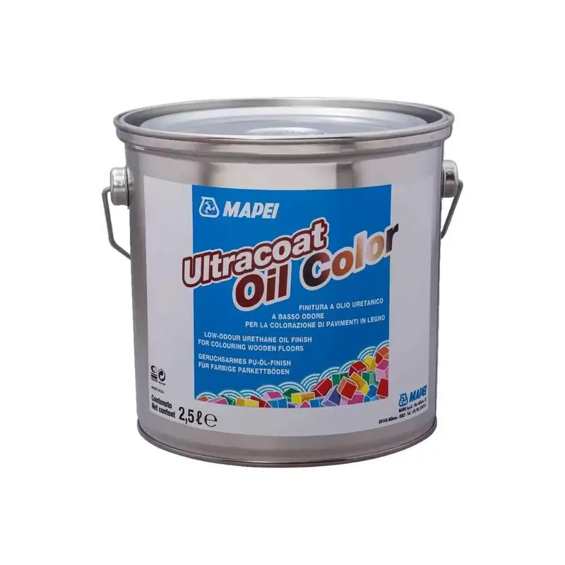 Finitura ad olio per legno 2,5lt Ultracoat Oil Color Mapei Betrouwbaar