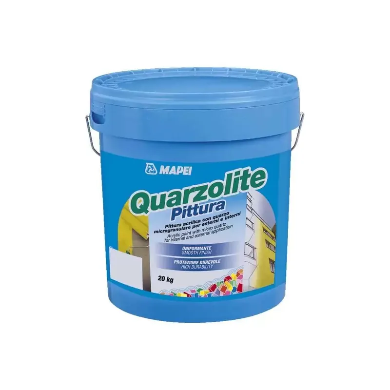 Weekendaanbieding Pittura acrilica con quarzo 5kg Quarzolite Pittura Mapei