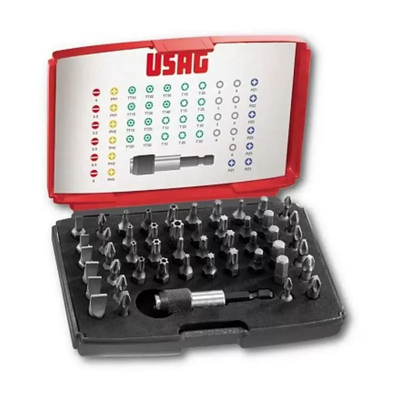 Assortimento di inserti per avvitatura 49 pezzi 692J49 U06920041 Usag Nieuw