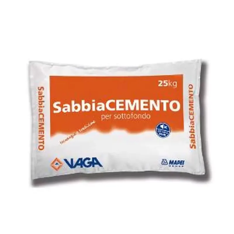 Tijdelijk Beschikbaar Massetto a base cementizia per posa di sottofondi per pavimentazioni 25Kg Sabbiacemento Vaga