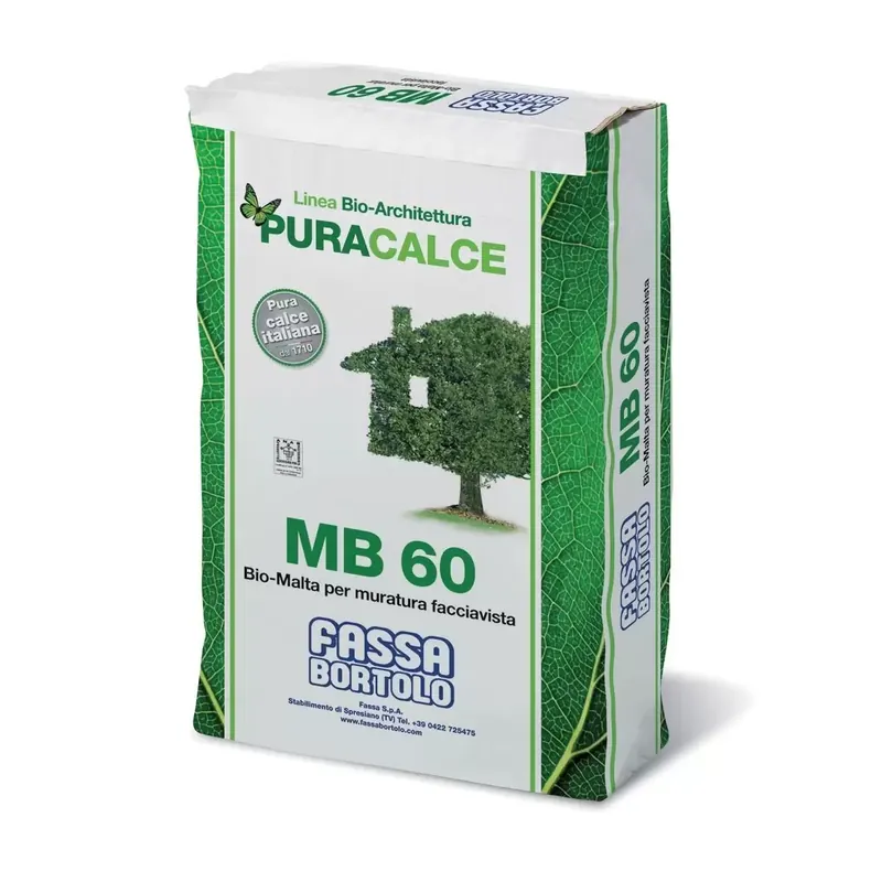 Biomalta bianca per muratura facciavista 25Kg MB60 Fassa Weekendaanbieding