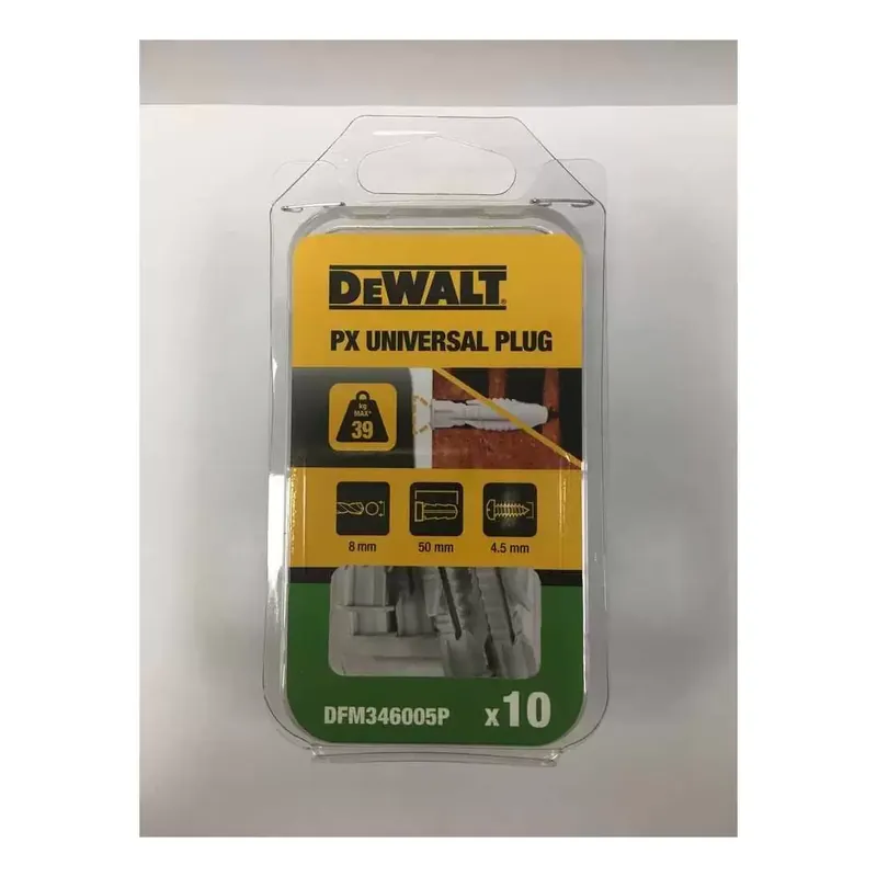 Tassello nylon universale PX 8x50 DFM346005P DeWalt Direct Beschikbaar