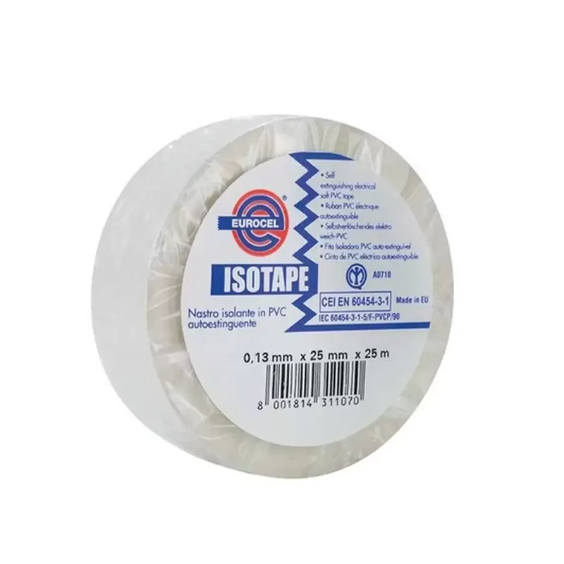 Nastro monoadesivo isolante bianco 25 mm Isotape Eurocel Dagaanbieding