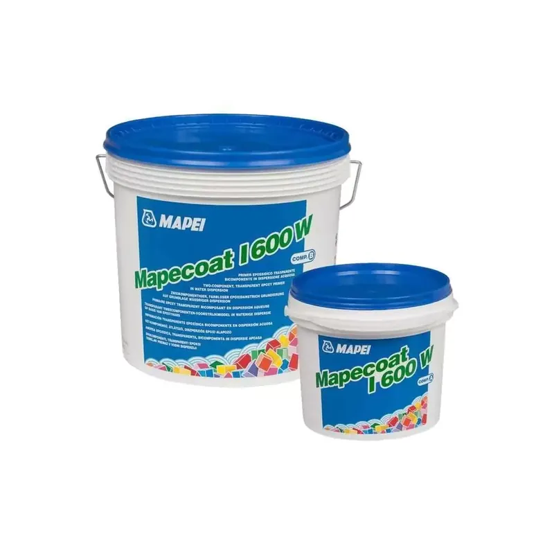 Primer epossidico trasparente kit 5,9kg Mapecoat I 600 W MAPEI Seizoensaanbieding