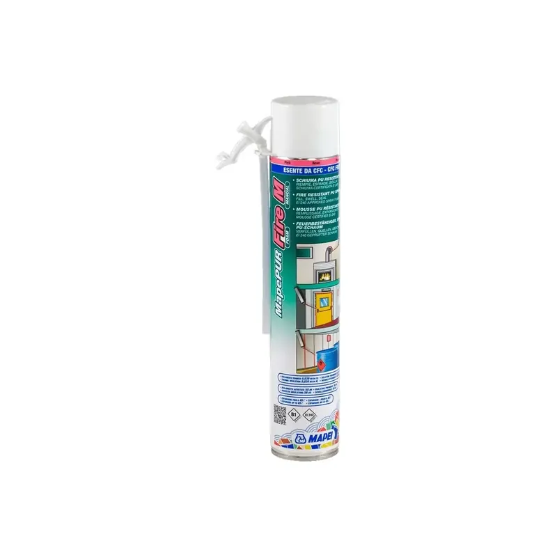 Snelle Levering Schiuma manuale autoespandente resistente fuoco 750ml Mapepur Fire Foam M Mapei