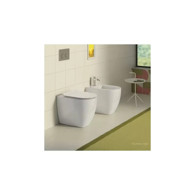 Lage Prijs Wc a pavimento Catalano 54x35 cm New Flush Sfera 1VPS54R00