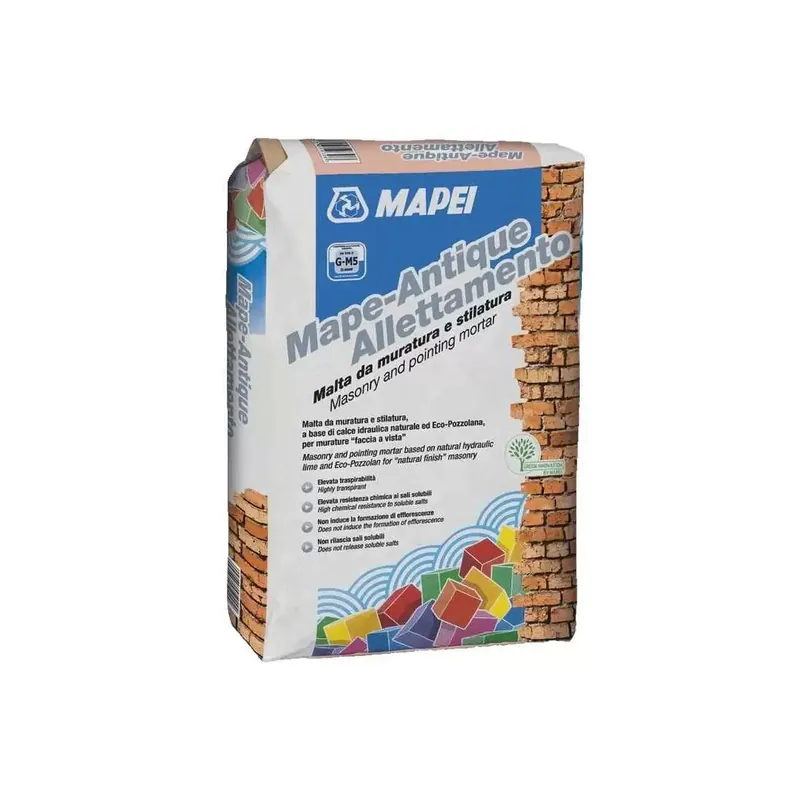 Malta da muratura tufo 25kg Mape Antique Mapei Exclusieve Aanbieding