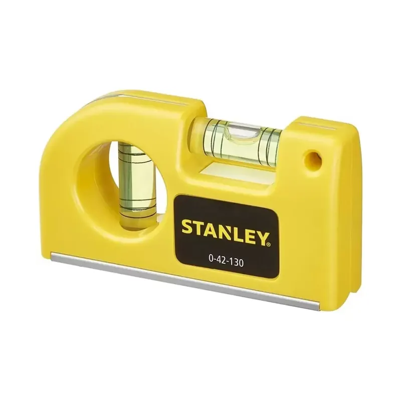 Livella tascabile con base magnetica 2 bolle 42-130 Stanley Snelle Levering