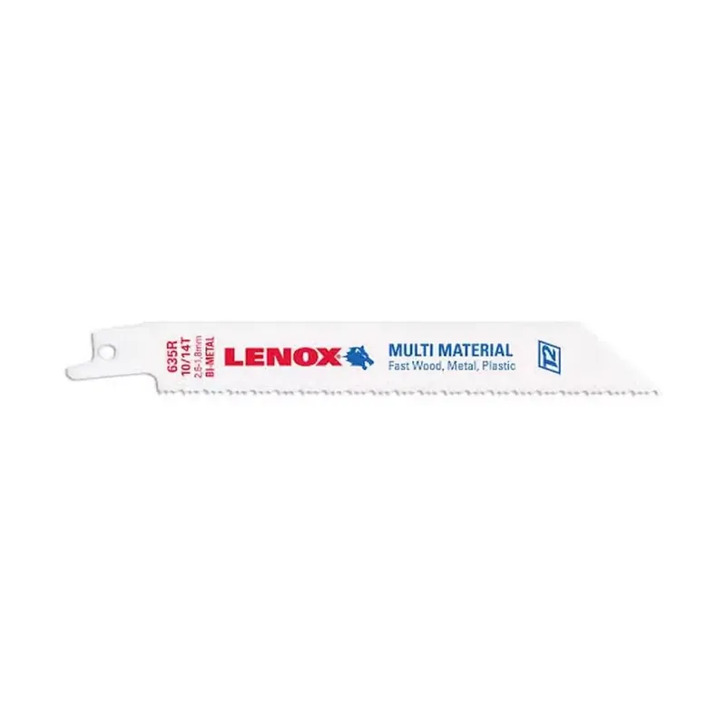 Kit 5 lame per sega a gattuccio taglio generico 203x19x0.9 Bimetal Lenox Express Levering
