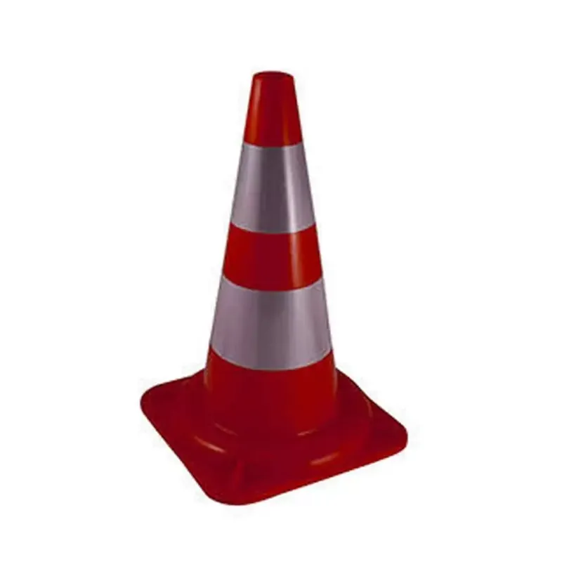 Korting Cono spartitraffico rifrangente in PVC bianco e rosso 30060 FT