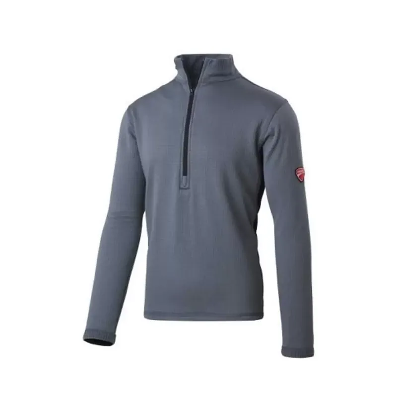 Pile mezza zip grigio/nero 31DUC1 Inn Grid Ducati Workwear Must-Have