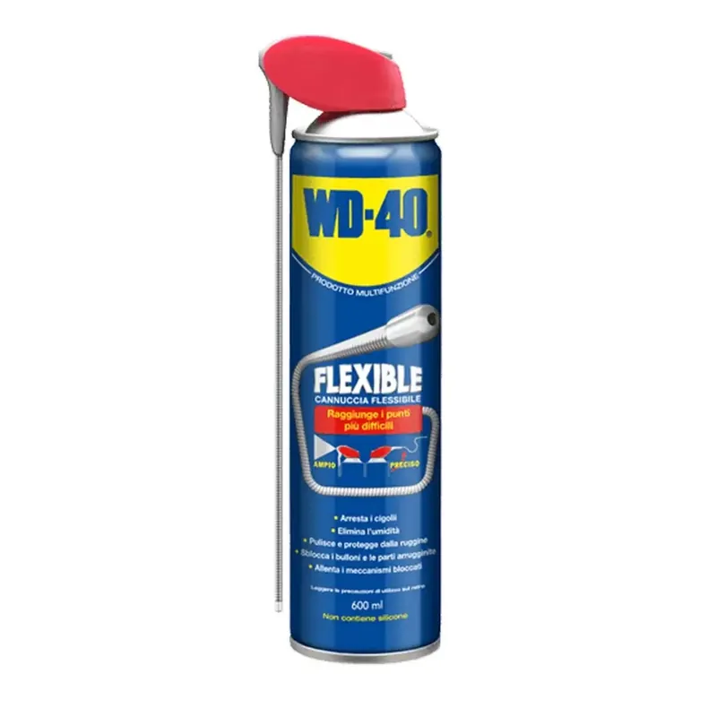 Lage Prijs Spray lubrificante universale con cannuccia flessibile 600ml Flexible WD40