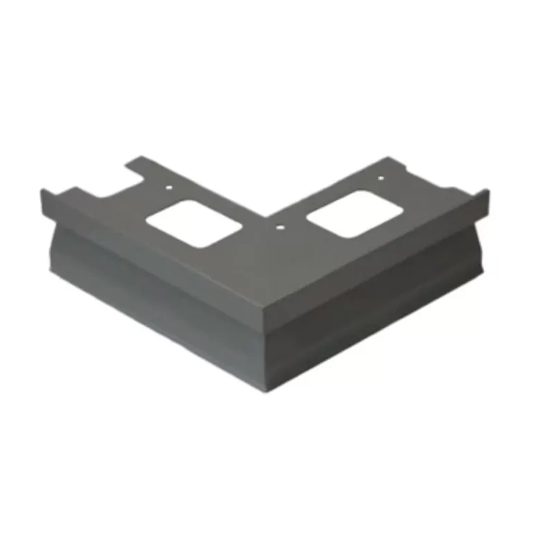 Profilo ad angolo in alluminio verniciato per balconi 125mm Proterrace Drain FDP Progress Profiles Hoge Kwaliteit