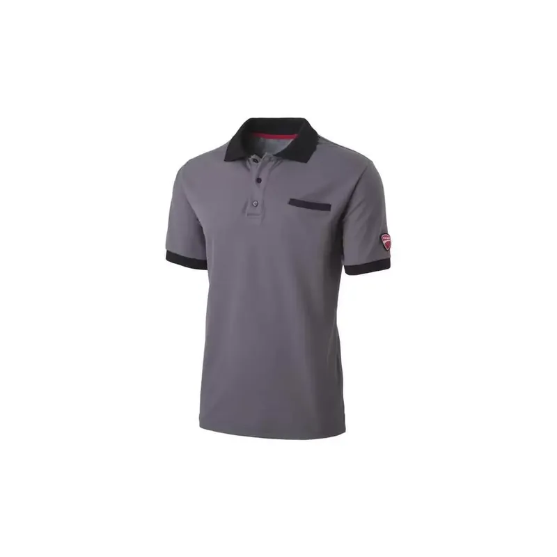 Polo manica corta grigio Inn Indianapolis 22DUC2 Ducati Op = Op