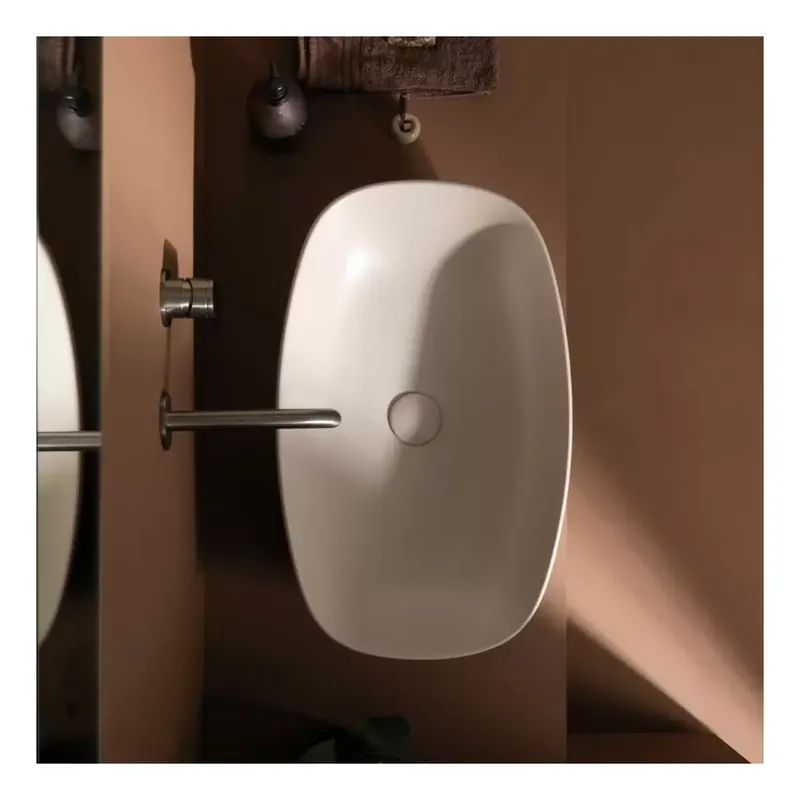 Lavabo da bagno 60x40 cm Flaminia Nudaslim 60 Lage Prijs