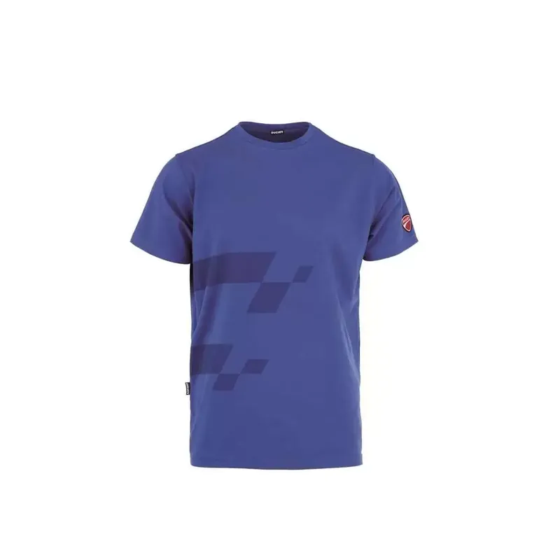 Beperkte Voorraad T-Shirt manica corta Inn-Misano blu royal 20DUC4 Ducati Workwear