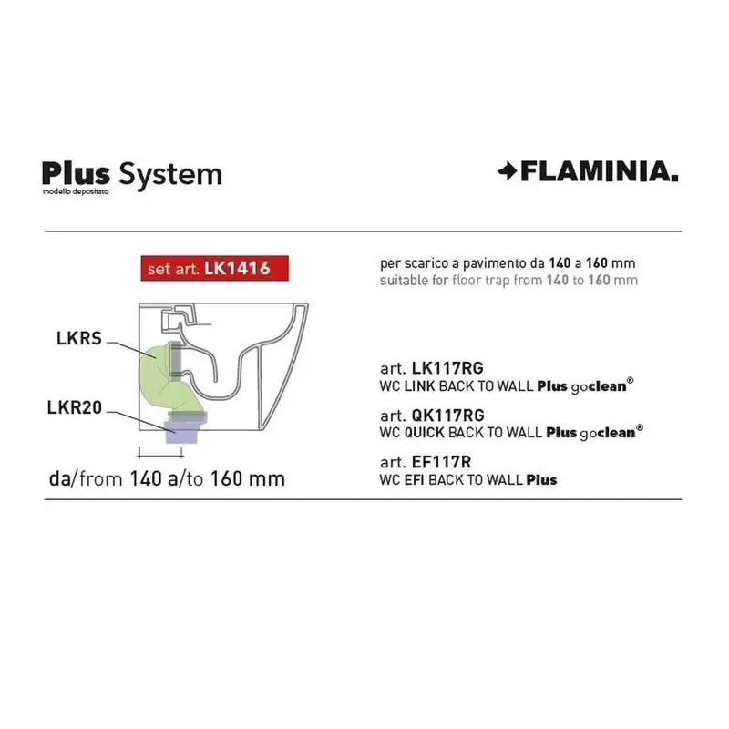 Kit scarico a pavimento Flaminia Veilige Betaling