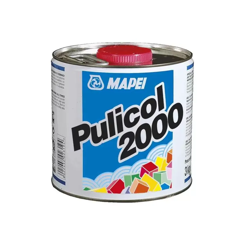 Gel di solventi per rimuovere adesivi e vernici Pulicol 2000 Mapei 2,5 Kg Shop Nu