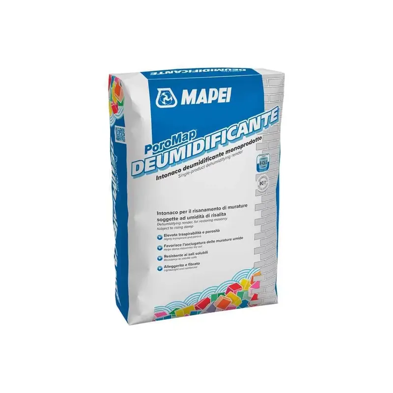 Direct Verzonden Intonaco deumidificante PoroMap Mapei 20 Kg