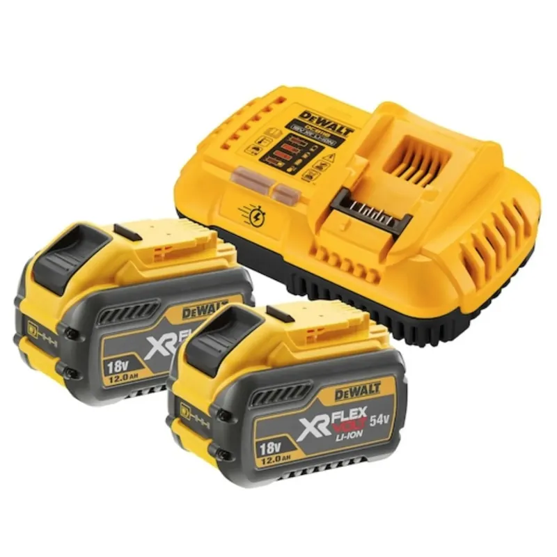 Populair Kit caricabatterie + starter 12Ah + 2 batterie DCB118Y2 DeWalt