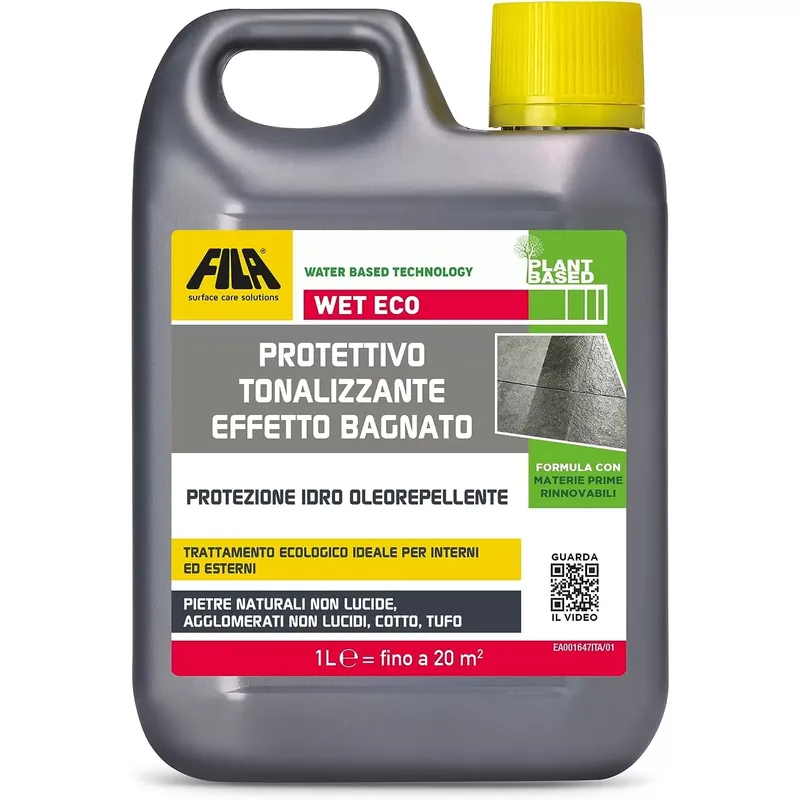 Hoge Kwaliteit Fila Wet Eco protettivo antimacchia effetto bagnato 1 Litro (sostituisce Fila PT10)