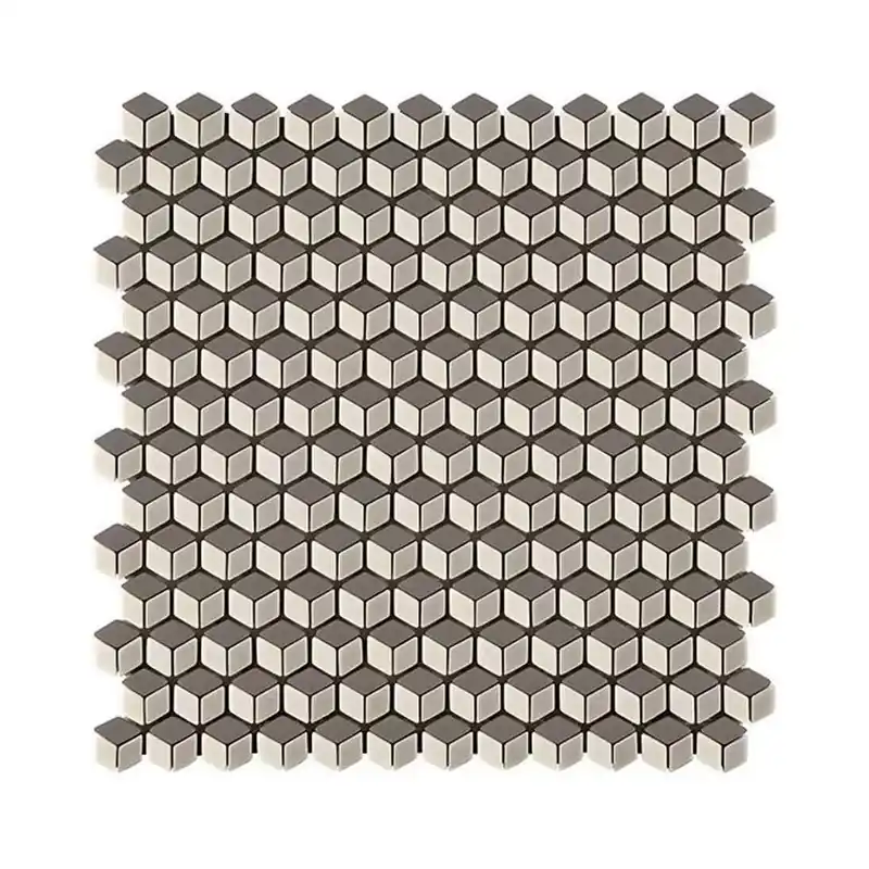 Mosaico in pasta di vetro 3d Nickel 30x30 Boxer Hete Deal