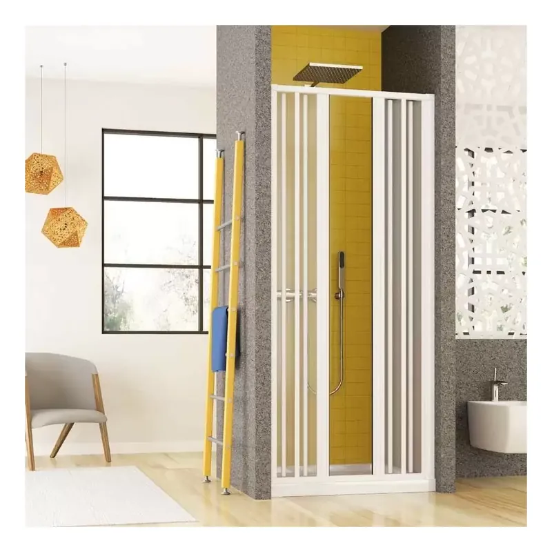 Actieprijs Box doccia da 130 a 140 cm 1 lato apertura centrale Sofia PVC