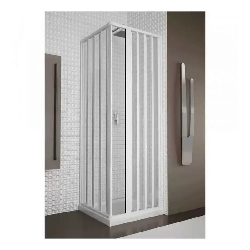 Box doccia 70x100 cm a due lati con apertura totale Parigi PVC Hoge Kwaliteit