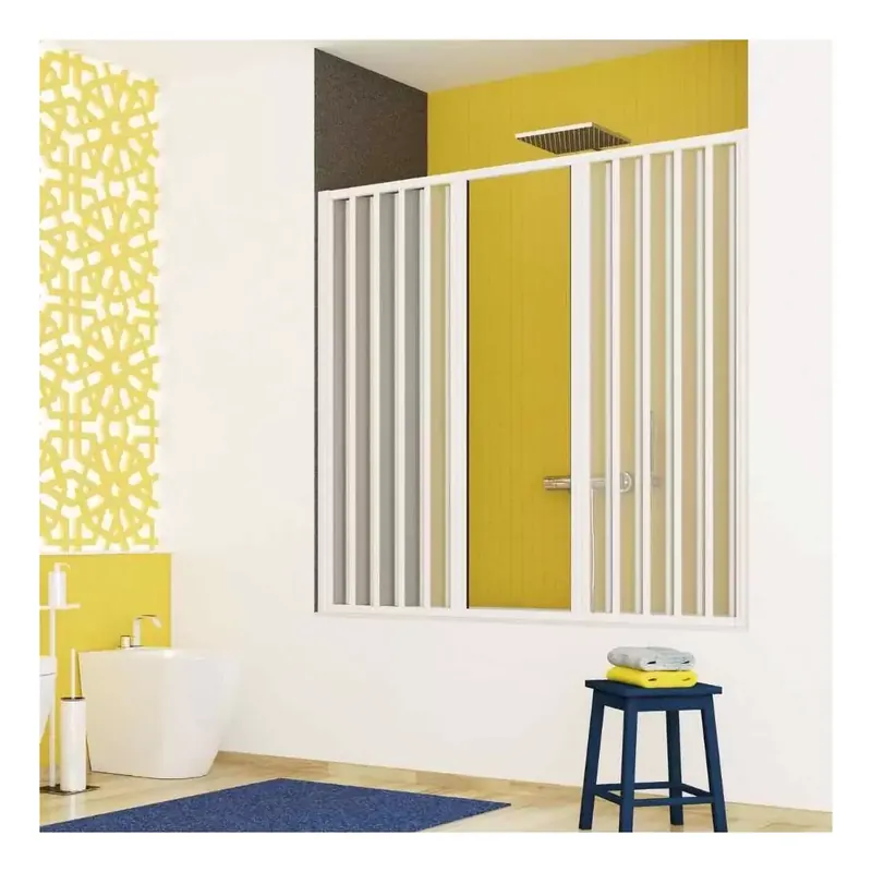 Box vasca per Nicchia 160 cm a un lato con apertura centrale Berna PVC Koopje