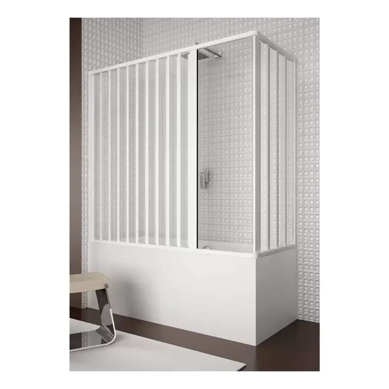 Direct Verzonden Box vasca 70x170 cm a due lati con apertura ad angolo Dublino PVC