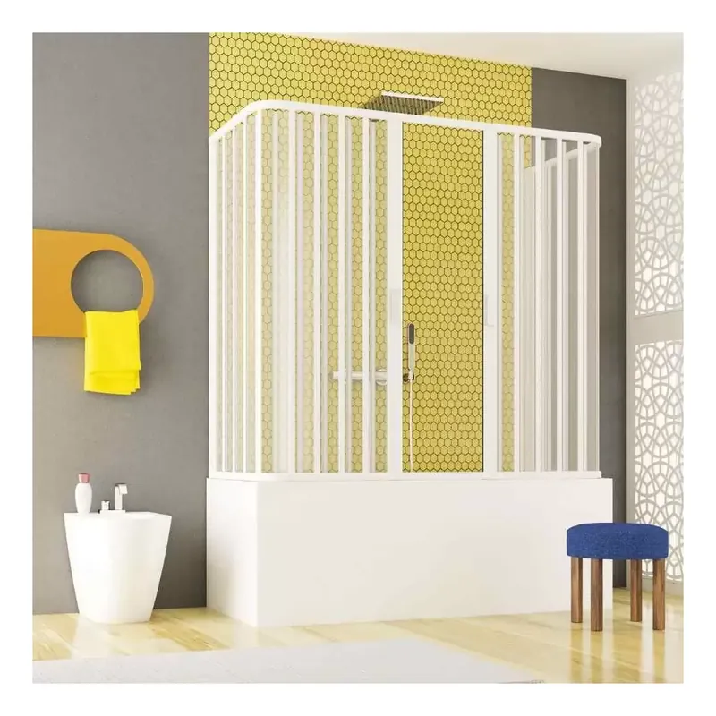 Snelle Levering Box vasca 70x160x70 cm a tre lati con doppia apertura centrale Riga PVC