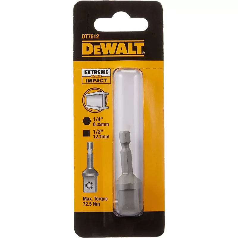 Aanbieding Adattatore per Bussole da 1/4" a 1/2 DT7512 DeWalt