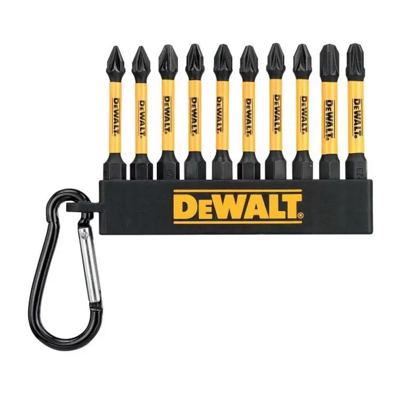 Set 10 inserti Flex Torq più moschettone DeWalt DT7276 Korting
