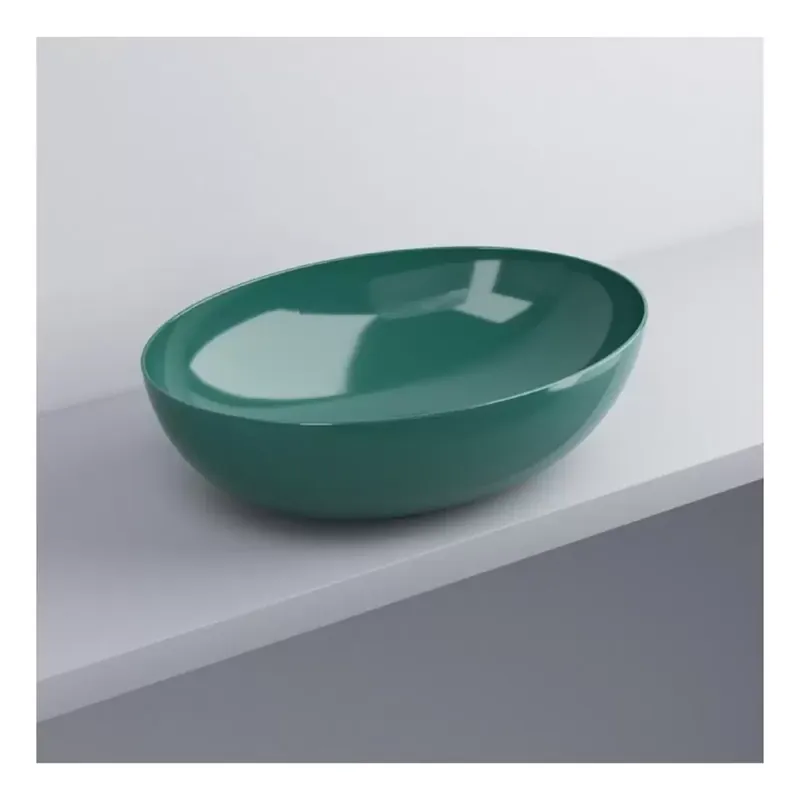 Lavabo da appoggio 58x42 cm Cielo Eco Small Premium