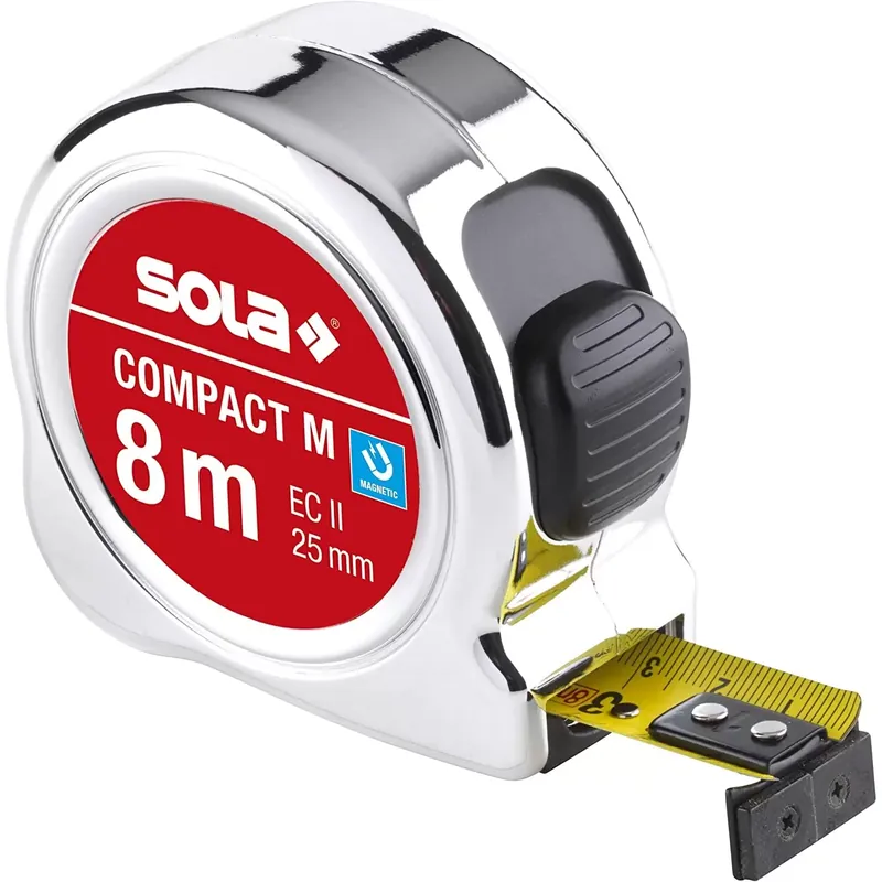 Korting Metro a nastro 8 mt acciaio Compact M 50520801 Sola