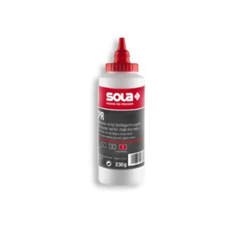 Polvere di gesso rossa CPR 66152101 Sola Gratis Retour