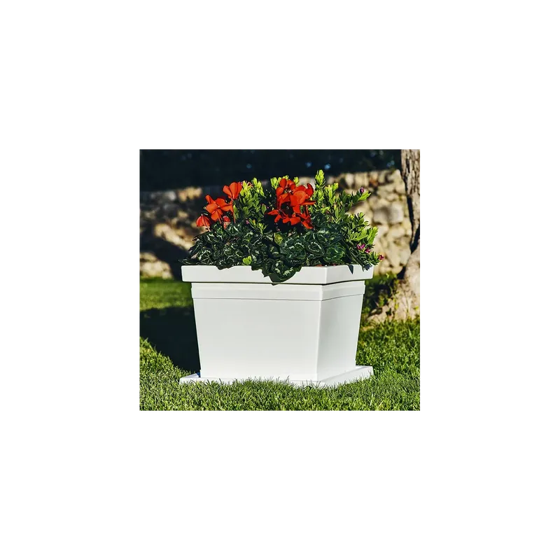 Vaso da giardino 48x48cm e altezza 38cm Quadro liscio Rome Monacis Hete Deal