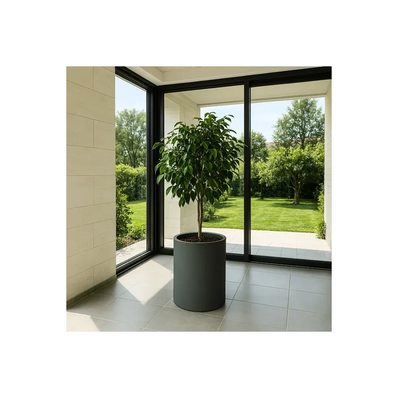 Op = Op Portavaso tondo alto 50 cm in polietilene Venusio Monacis