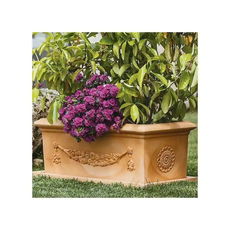 Fioriera 100x47cm in polietilene Festone Rome Monacis Gereduceerde Prijs