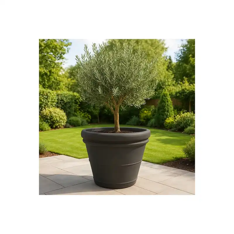 Vaso da giardino Ø 90 cm doppiobordo liscio 90 Rome Monacis Superprijs