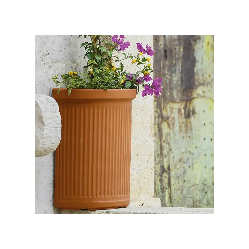 Betrouwbaar Vaso semicerchio parete 41x24cm millerighe Rome Monacis