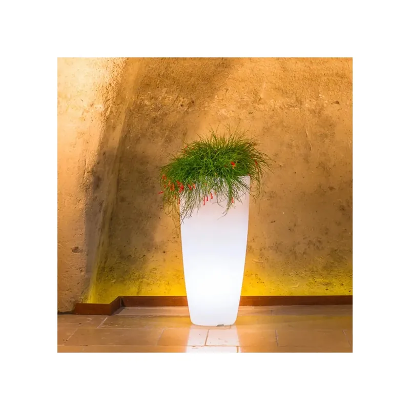 Bestel Nu Vaso luminoso a Led Stilo Round Bright Monacis