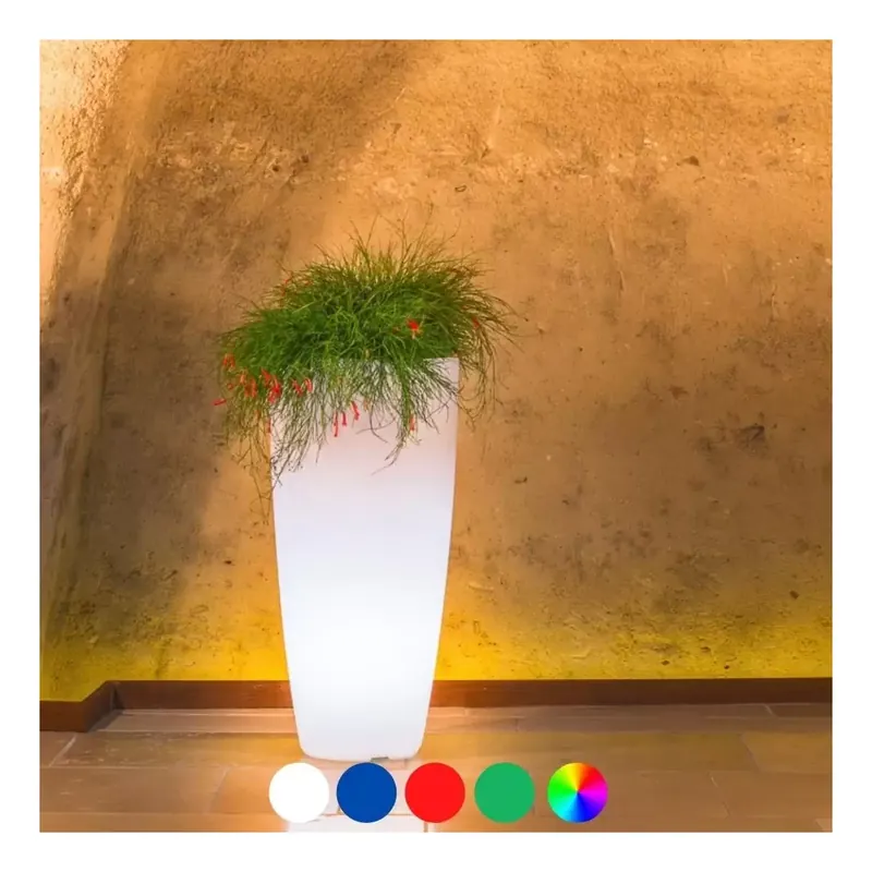 Lage Prijs Vaso luminoso a Led Stilo Round Top Bright Monacis