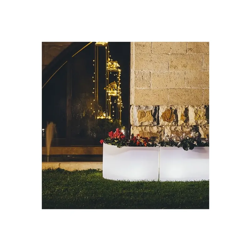 Angolare Flowerpot Bright - Vaso Illuminato per Spazi Moderni ed Eleganti Gecertificeerd