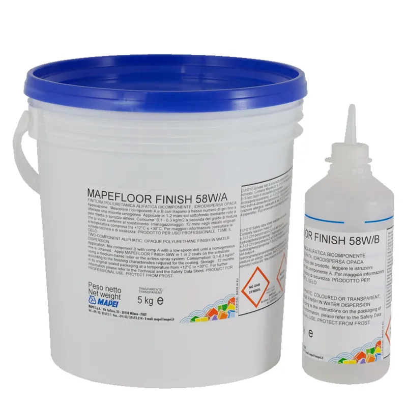 Favoriet Mapefloor finish 58W Mapei 5.5 Kg