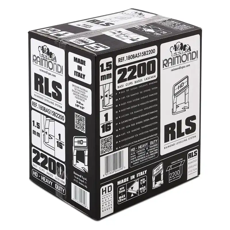 Basette Raimondi RLS HD 1.5 mm 2200 pezzi Weekendaanbieding