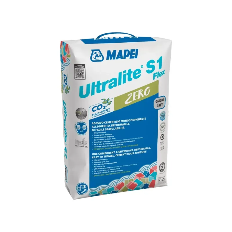 Adesivo cementizio Ultralite S1 Flex 15 Kg Mapei Weekendaanbieding